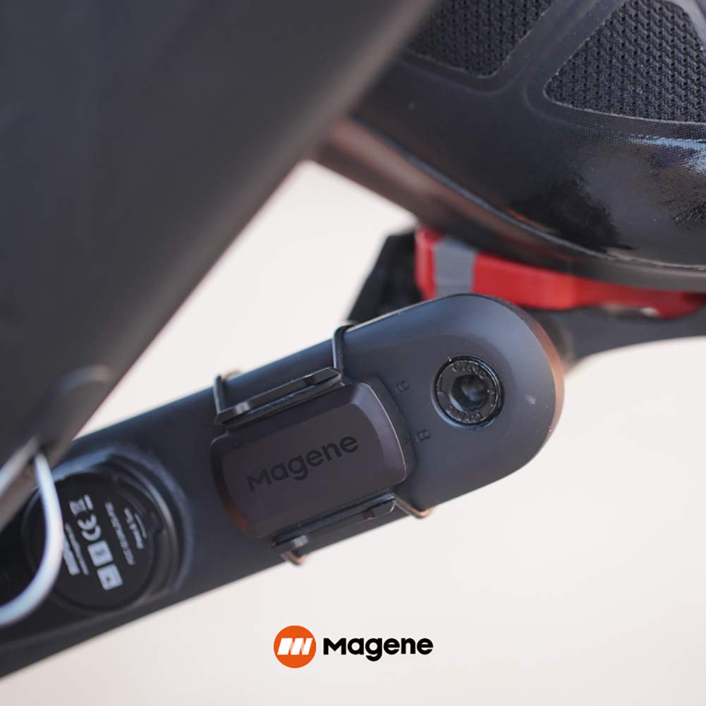 Magene Outdoor Speed/Cadence Sensor For Cycling, Wireless Bluetooth/Ant+ Bike Computer Rpm Sensor, Compatible With Wahoo Fitness