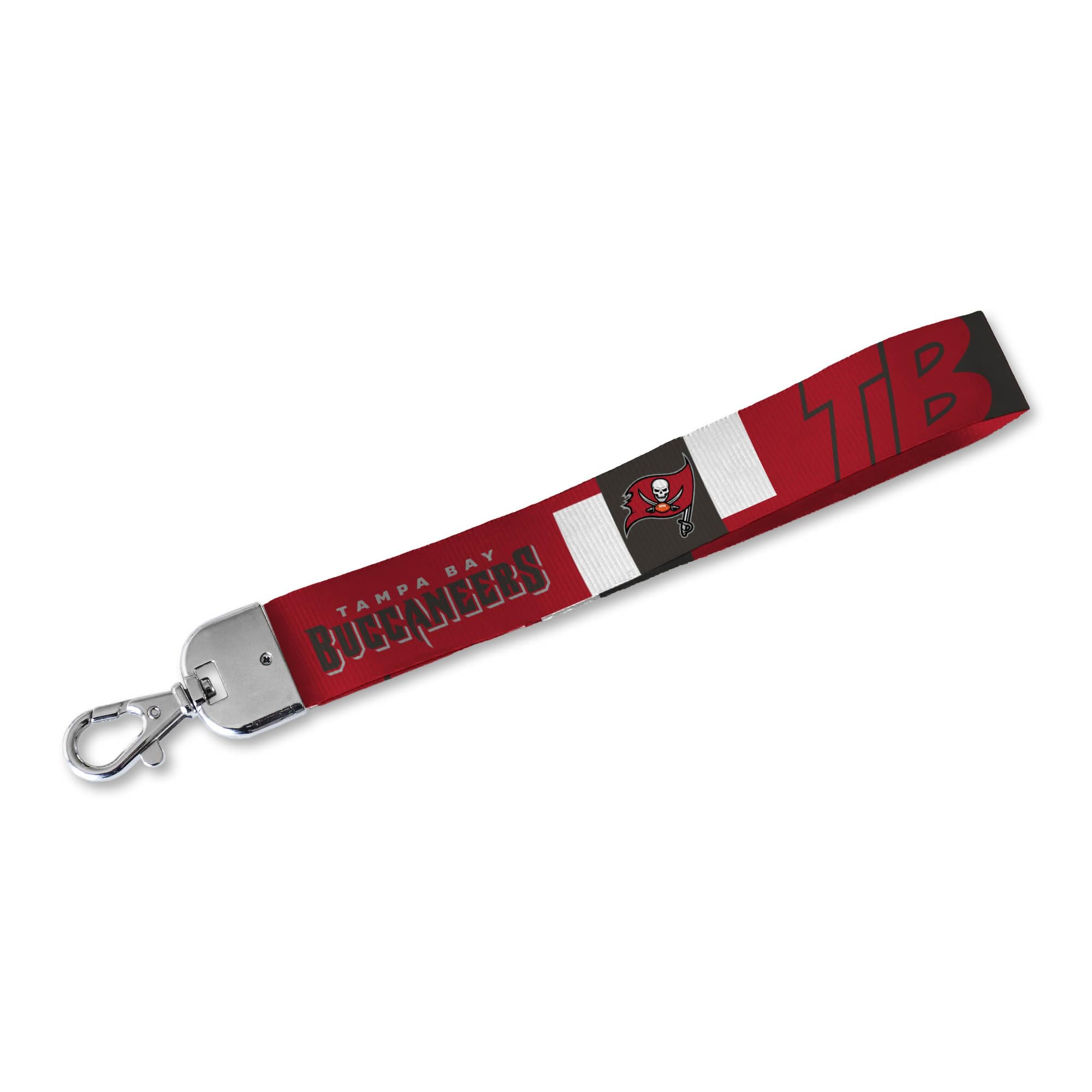 Rico Industries Nfl Football Tampa Bay Buccaneers Standard Wrist Lanyard Key Chain, Cute Wristlet Strap Keychain Holder For Wome