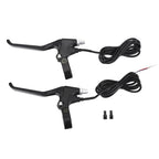Diohce Bicycle Brakes Lever, 2 Wires Left & Right E-Bike Bicycle Electric Brake Lever Replacement Parts (1 Pair)
