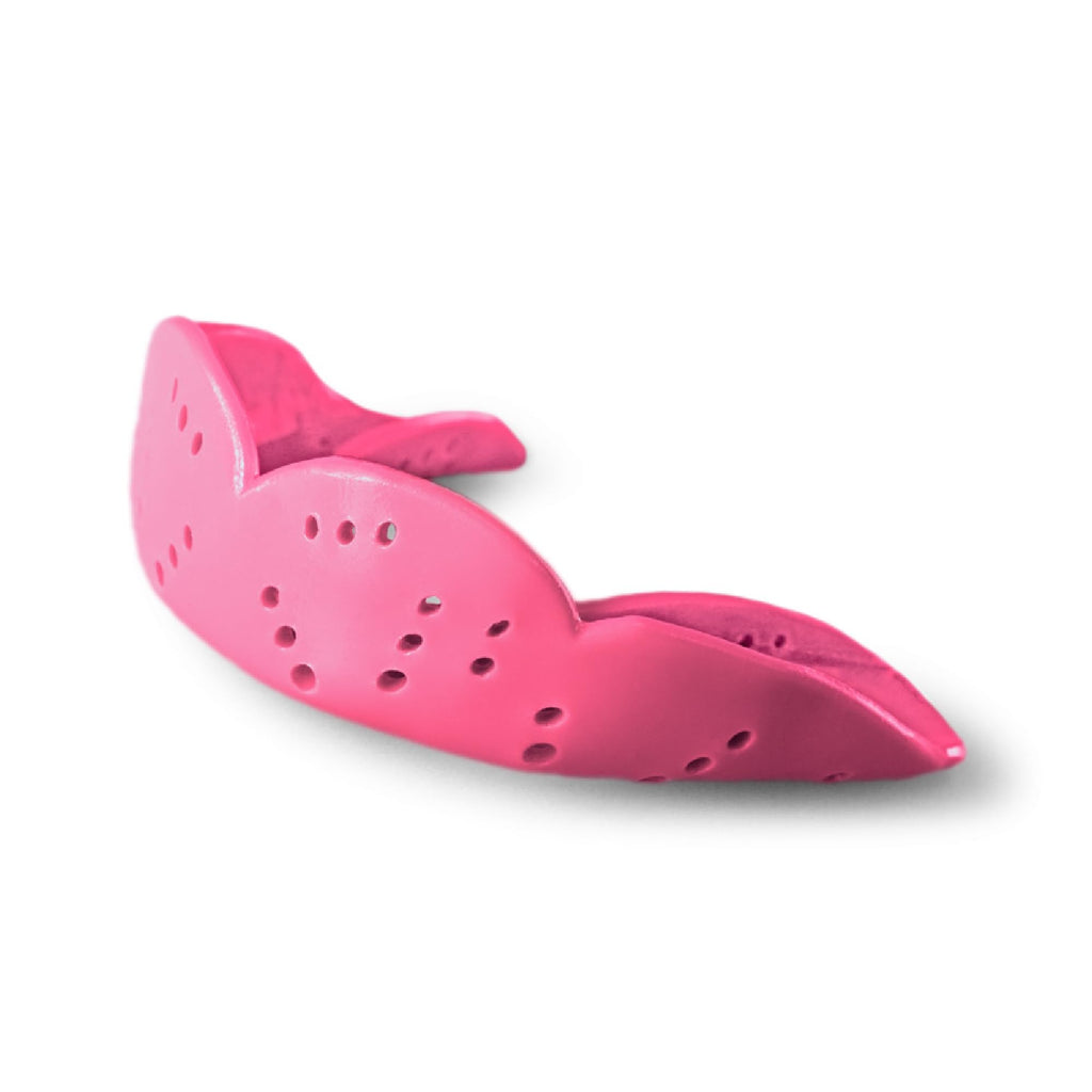 SISU Aero Medium Mouthguard, Hot Pink - 1.6mm Thin - Custom-Molded Fit - Slim Design - Remoldable Up to 20 Times - for Team Spor
