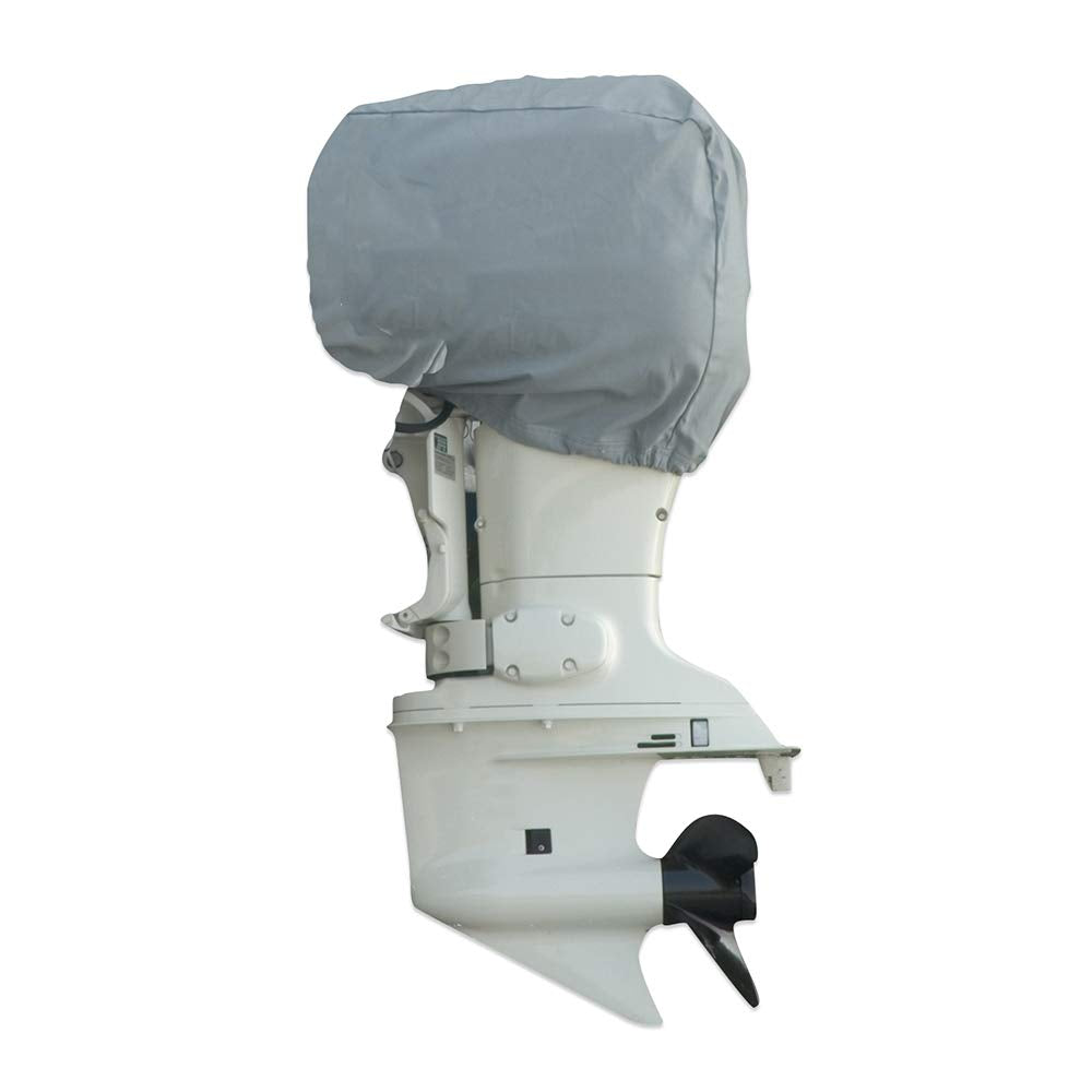 Carver 70003S11 Universal Outboard Motor Cover  100 HP, Mist Gray