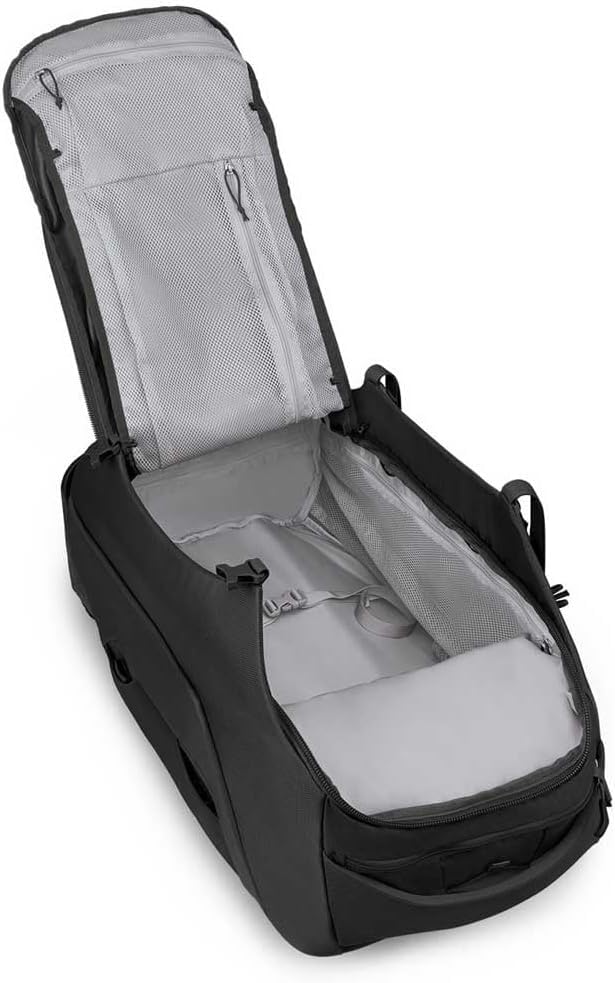 Osprey Sojourn 25/60L Wheeled Travel Backpack with Harness, Black