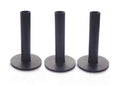 A99 Golf 3Pcs/Pack Ultra Long Rubber Tees Black Color 3 3/4'' (95Mm) Indoor Outdoor Simulator Home Use