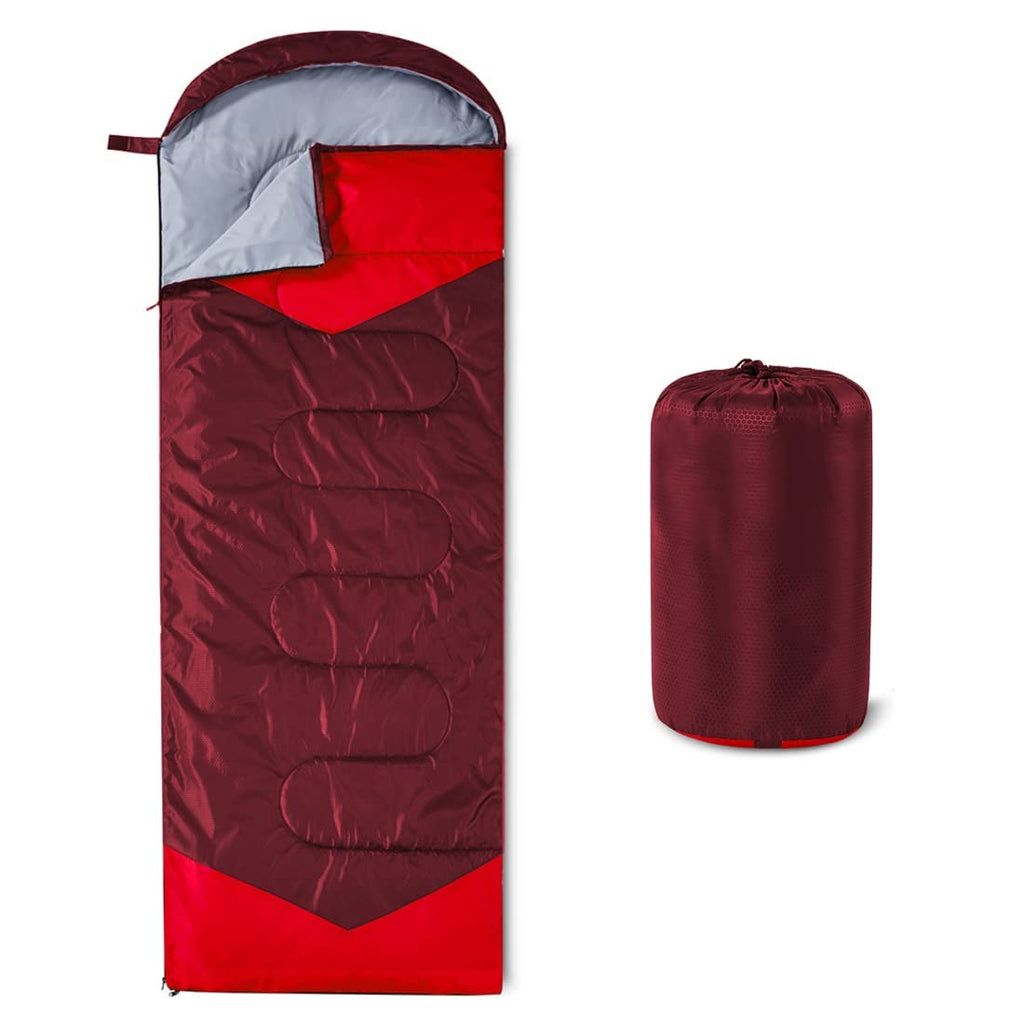 Oaskys Camping Sleeping Bag - 3 Season Warm & Cool Weather - Summer Spring Fall Lightweight Waterproof For Adults Kids - Camping