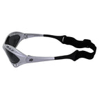 Birdz Eyewear Polarized Goggles Kite Surf Water Sport Surfing, Kayaking, Jetskiing Pwc Personal Water Craft Silver Frame