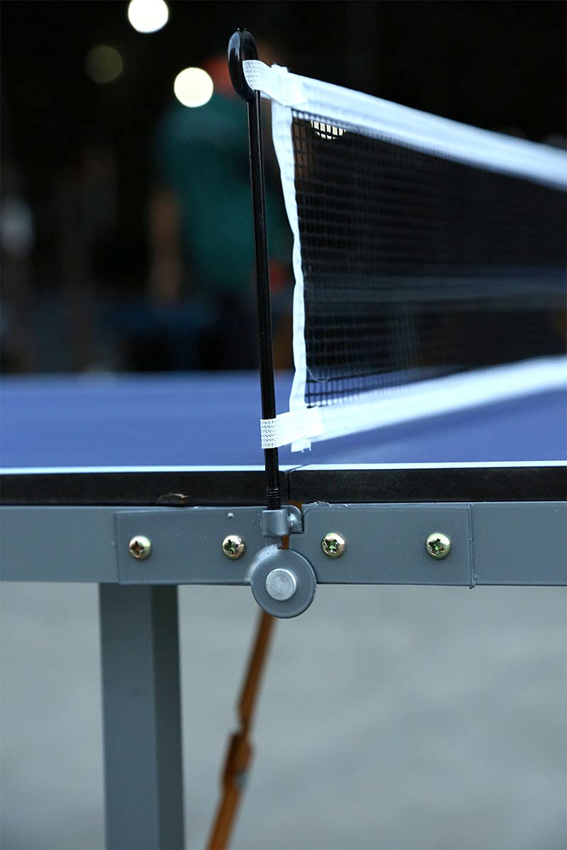 6 Ft Table Tennis Table Ping-Pong Tables Set - 100% Preassembled Foldable & Portable Tables With All-Weather Aluminum Composite