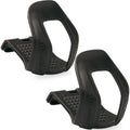 Zefal Cristophe Mountain Bicycle Half Toe Clips, L/XL, Black