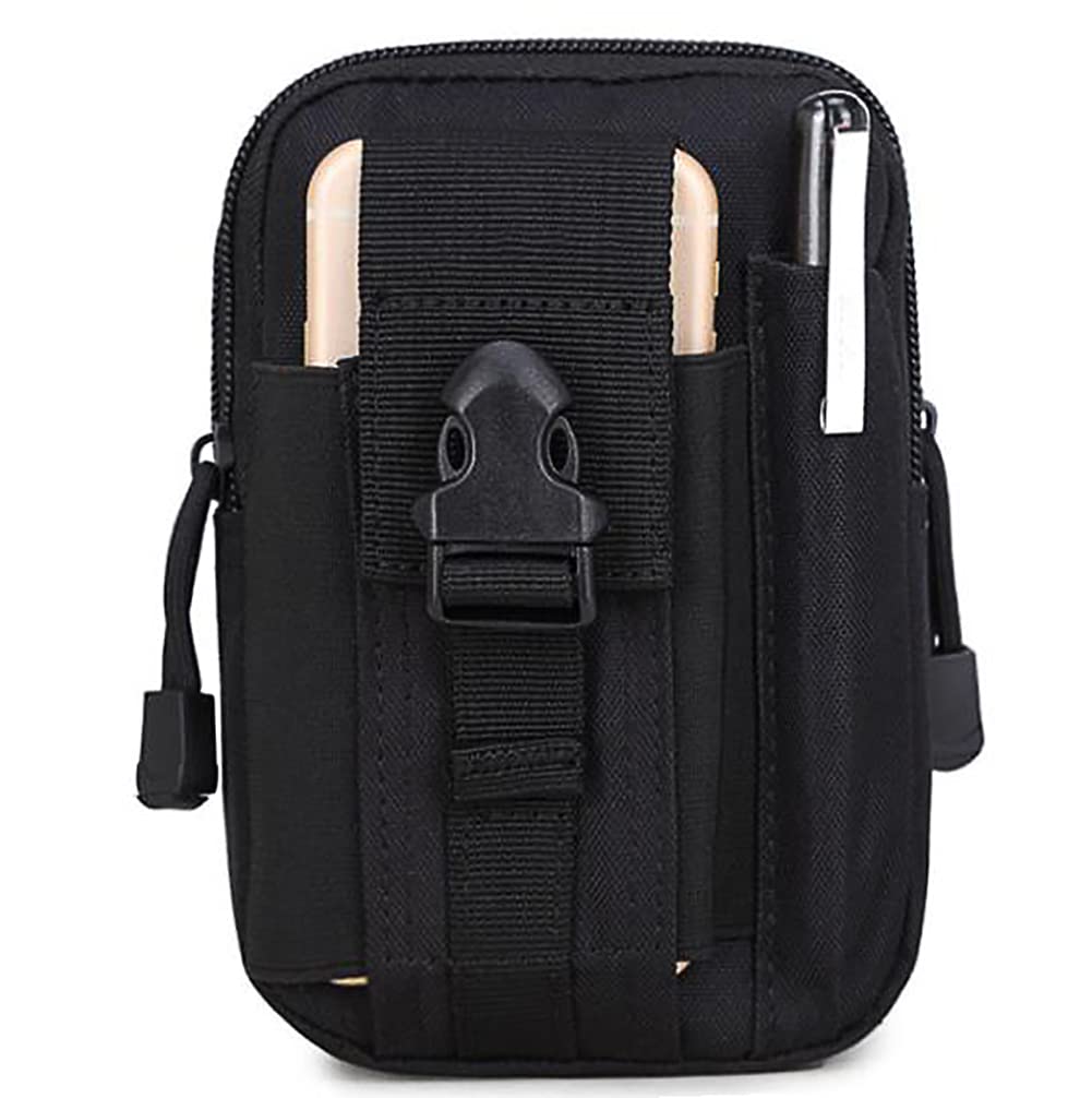Nucamper Tactical Molle Edc Waist Pouch Compact Bag, Multi-Purpose Utility Tactical Pouch Belt Cell Phone Holder For Workout Hik