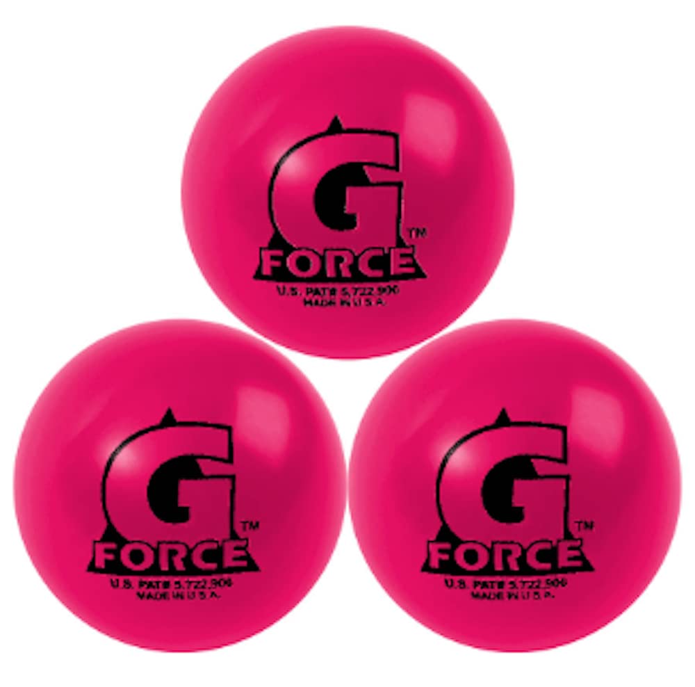 Mylec G-Force Street Hockey Balls, Less-Bounce Street Hockey Balls, Liquid Filled, Perfect For 30-60 Degrees F, Durable Construc