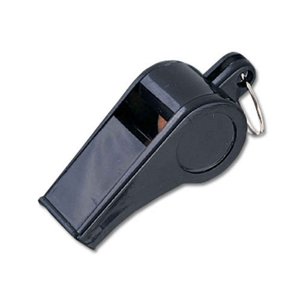 Macgregor Economy Plastic Whistle Pack, Black (One-Dozen)