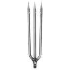 Fregito Fishing Harpoon Stainless Steel Fishing Barbed Spear Gig Gaff With 8Mm Screw For Outdoor Fishing Landing Large Fish Frog