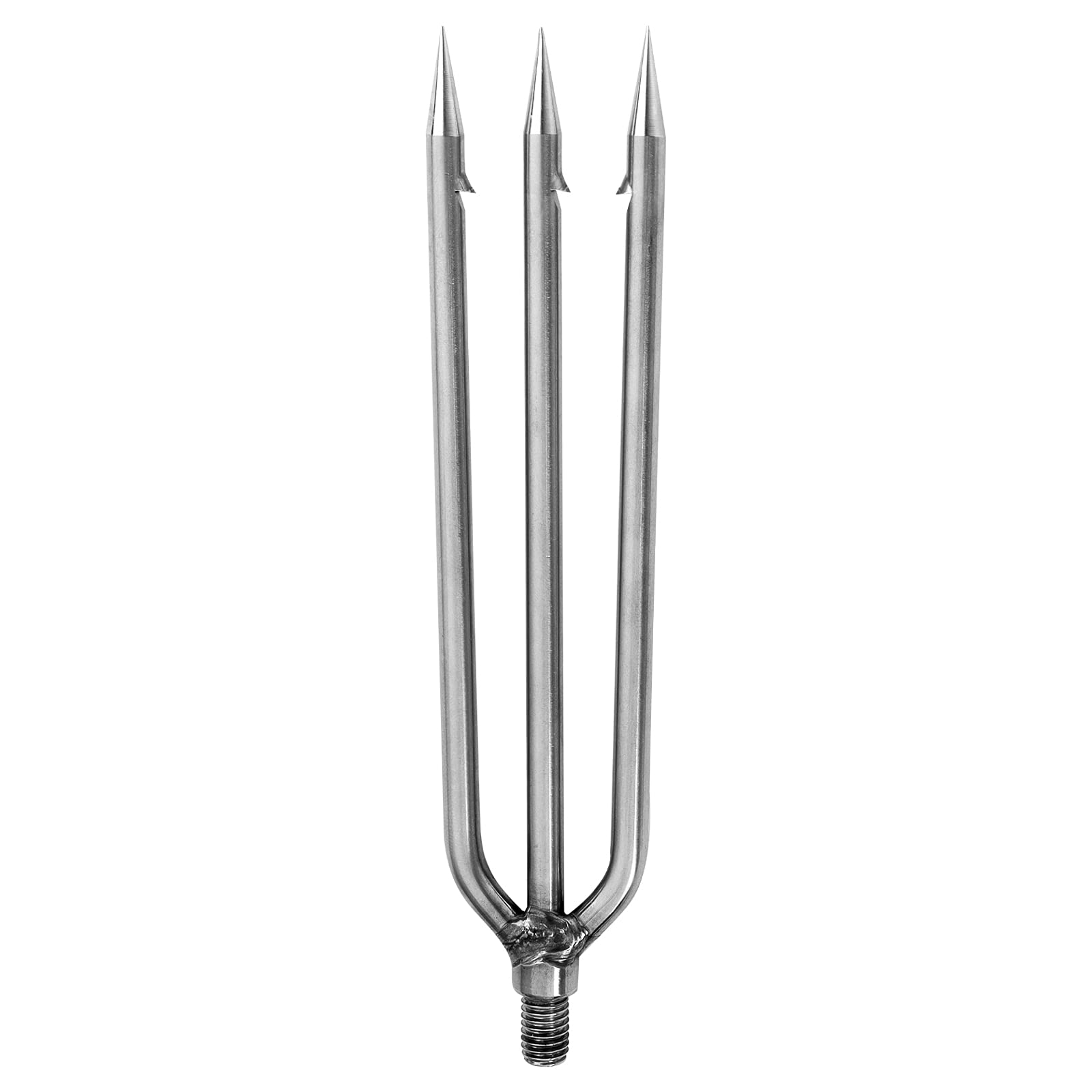 Fregito Fishing Harpoon Stainless Steel Fishing Barbed Spear Gig Gaff With 8Mm Screw For Outdoor Fishing Landing Large Fish Frog
