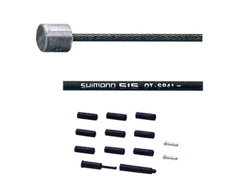 Shimano Mtb Optislick Derailleur Cable And Housing Set, Black