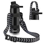 Easyacc Water Bottle Handle Shoulder Strap, For 12Oz - 64 Oz Hydro Flask Wide Mouth Water Bottles And Universal Water Bottles, W