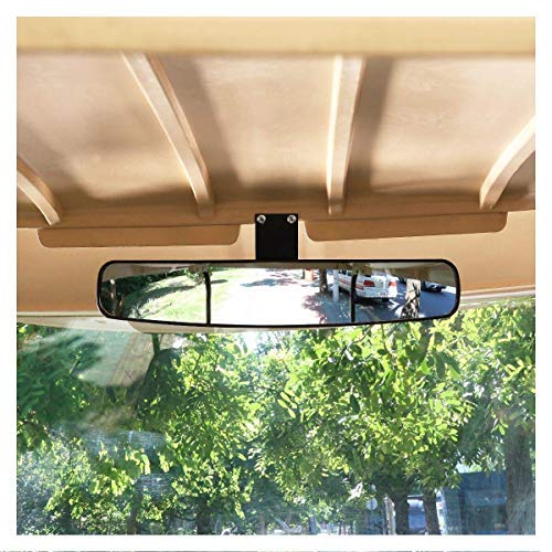 10L0L Panoramic Convex Golf Cart Mirror For Ezgo, Club Car, Yamaha, Golf Cart Rear View Mirror