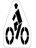 Stencil, 36IN Federal Bike Lane, 1/8IN