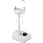 Yitahome Upgrated Portable Sink Camping Hand Washing Station With 17 L Wash Basin Stand, Rolling Wheels, Soap Dispenser, Towel H
