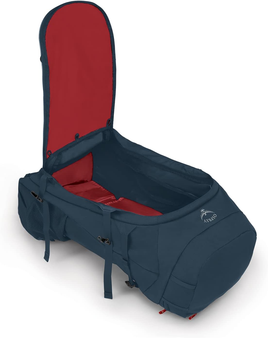 Osprey Farpoint Trek 75L Mens Travel Backpack, Muted Space Blue, One Size