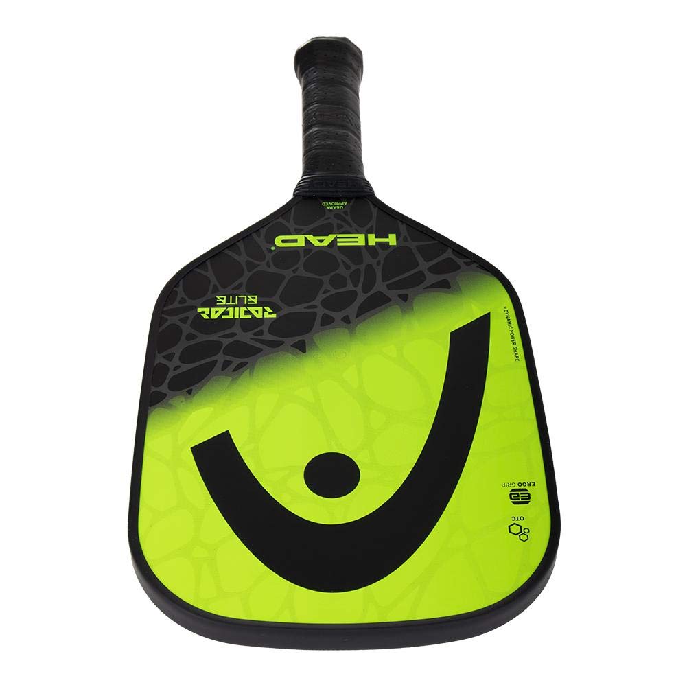 Head Fiberglass Pickleball Paddle - Radical Elite Paddle W Honeycomb Polymer Core & Comfort Grip