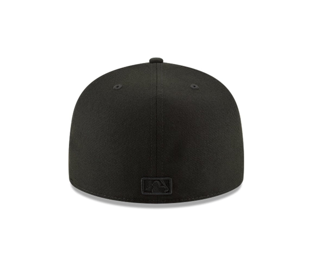 New Era 59Fifty Hat Mlb Basic New York Yankees Black/Black Fitted Baseball Cap (7 1/8)