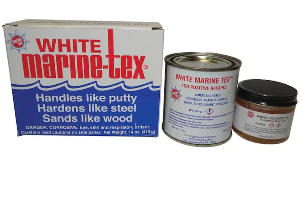 Marine Tex Rm306K 1 Lb. White Marine Tex Kit Made By Rm305K