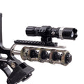 SOPOGER Archery Flashlight Mount Stabilizer - Compound Bow Accessories Light Holder Bracket Stabilizer Mount for Compound Bow Hu