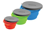 Collapsible Silicone Bowl With Lid For Camping And Backpacking - Camping Dishware Gear Essentials In Small/Medium/Large (Made By