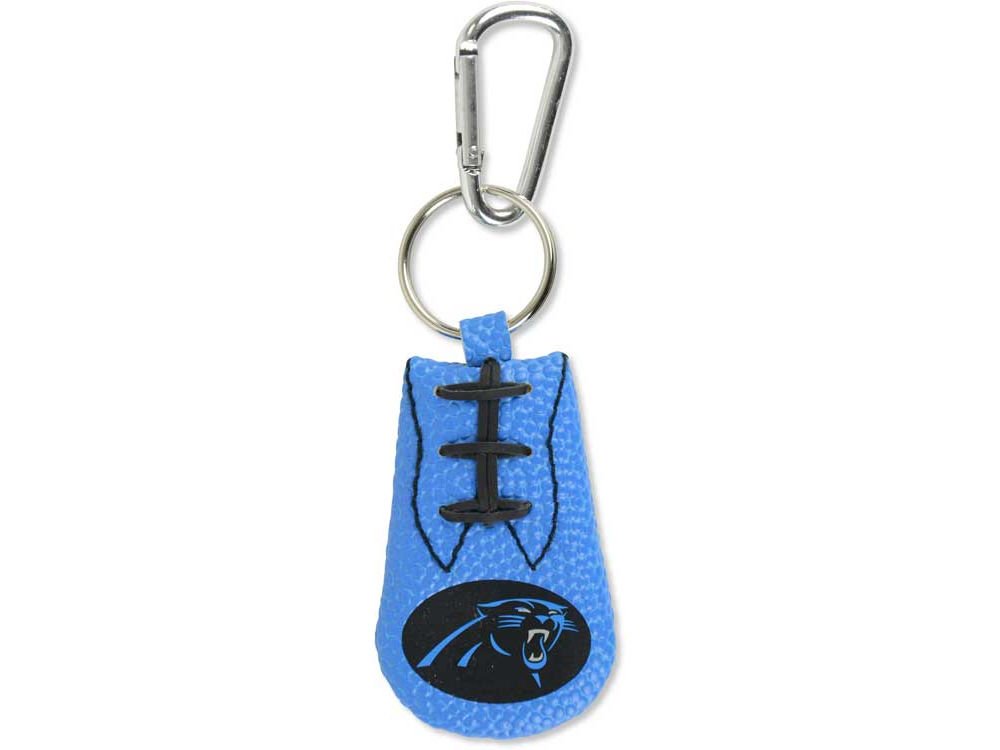 Nfl Carolina Panthers Team Color Football Keychain