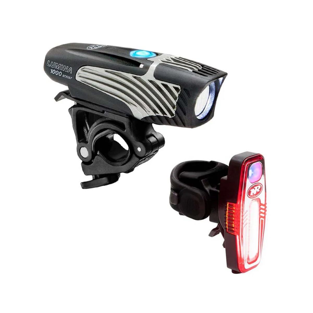 NiteRider Lumina 1000 Boost Front Bike Light Sabre 110 Rear Bike Light Combo Pack- LED USB Rechargeable Bicycle Headlight Water 