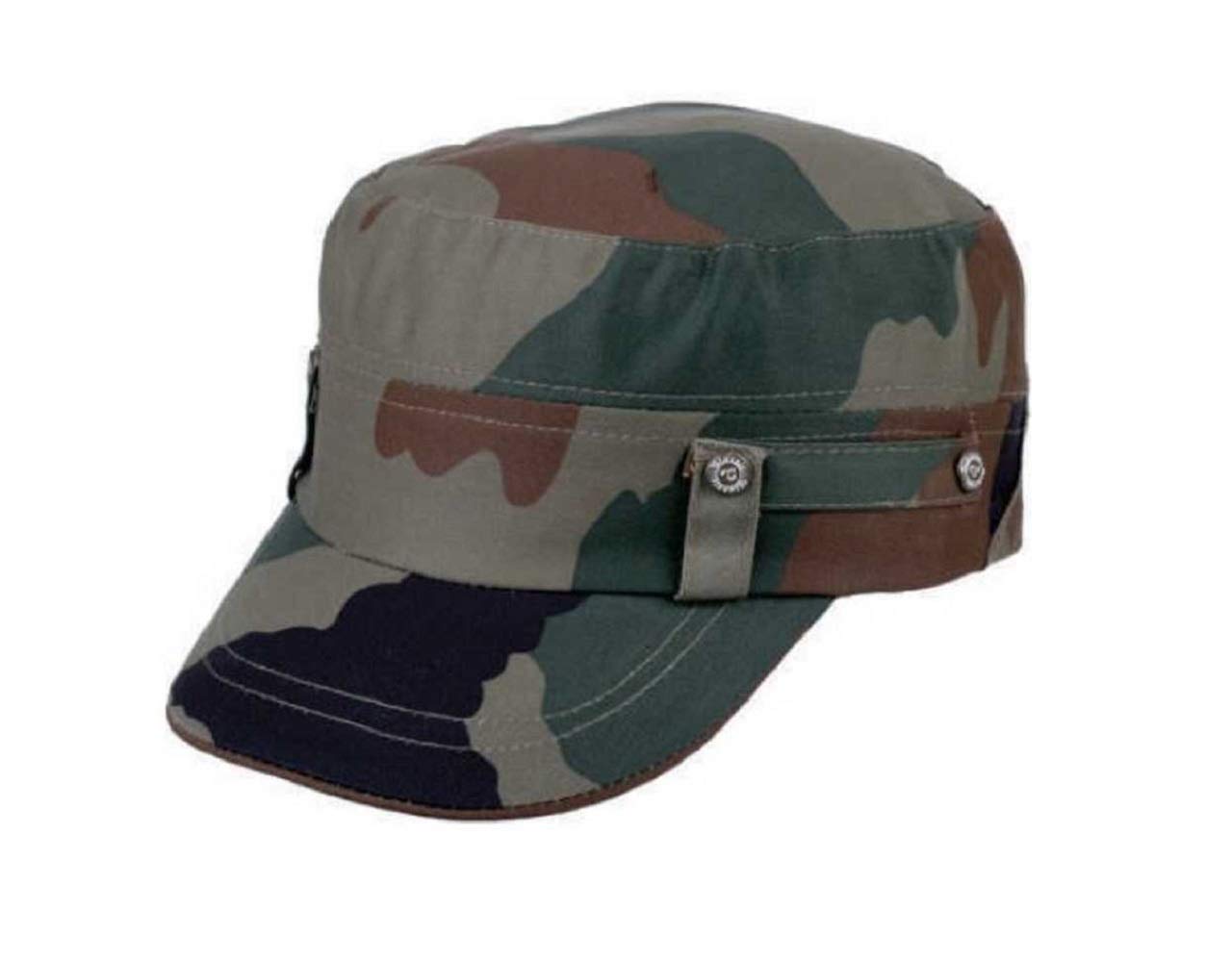 Poshing Small Peak Army Military Caps