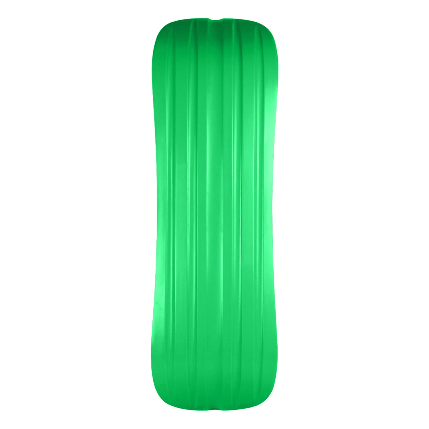 Krown Snowskate Plastic Polymer Skateboard Style Dual Kick Snowboard With Foam Grip - 32'' Carve, Green Carve