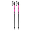 LEKI Kids Rider Lightweight Aluminum Ski Poles for Downhill Skiing - Black-Pink - 100 cm
