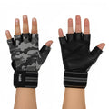 Cult Workout Gym Gloves For Men & Women  Durable Protective Gear With AntiSlip Leather Grip, Breathable Lycra, SweatAbsorbent