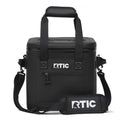 Rtic Soft Cooler 12, Insulated Bag, Leak Proof Zipper, Keeps Ice Cold For Days (Black)