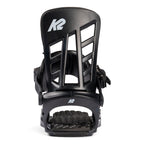 K2 Indy Mens Snowboard Bindings, Black, M