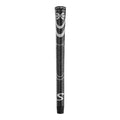 Superstroke Cross Comfort Golf Club Grip, Black/Gray (Midsize) | Soft & Tacky Polyurethane That Boosts Traction | X-Style Surfac