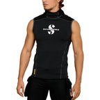 Scubapro Mens 1Mm Hybrid Hooded Diving Vest, 3X-Large, Black