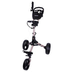 Macgregor Titanium Mactec 3 Wheel Folding Golf Cart With Umbrella Holder