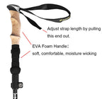 A Alafen Aluminum Collapsible Ultralight Travel Trekking Hiking Pole For Men And Women