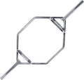 Cap Barbell Mega Olympic Trap Bar, Deadlift Bar, Hex Bar With Combo Neutral Grips, Chrome - New Version (Obis-91Hc)