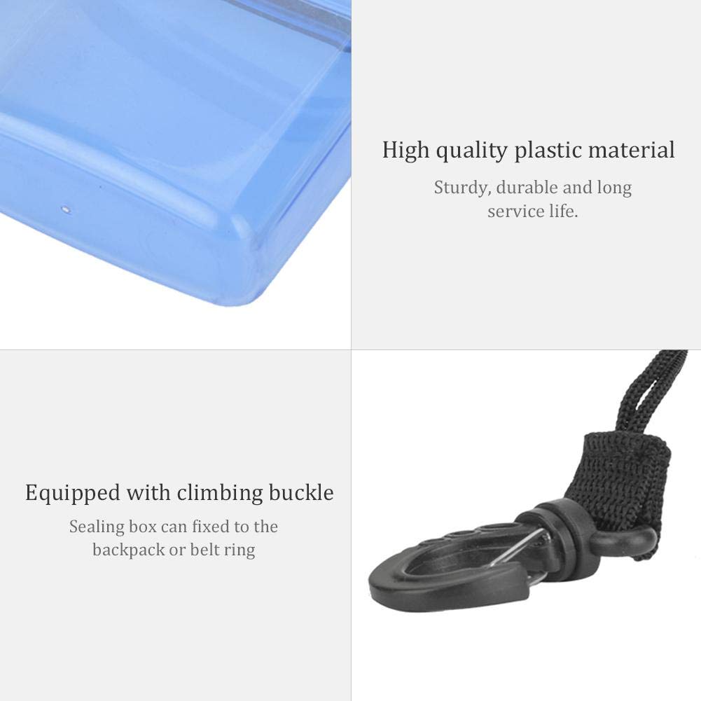 T Best Diving Dry Box, Underwater Plastic Transparent Floating Watertight Case Waterproof Diving Sealing Dry Storage Box With Ro