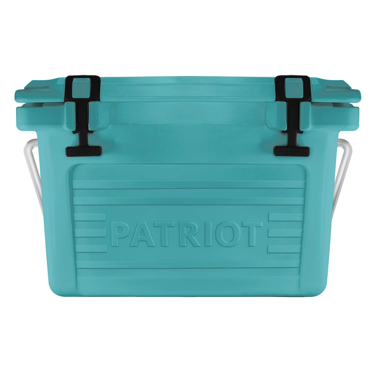 Patriot Coolers 20 Quart Rotomolded Cooler - 24 Can Ice Chest With Sturdy Handle, Heavy Duty Rubber Latches, And Convenient Quic