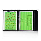 Soccer Coaching Board Soccer Coaches Clipboard Tactical Magnetic Board Kit With Dry Erase, Marker Pen And Zipper Bag (Football B