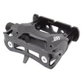 Origin8 Pro Track Light Pedals, 9/16, Powder Coat Black