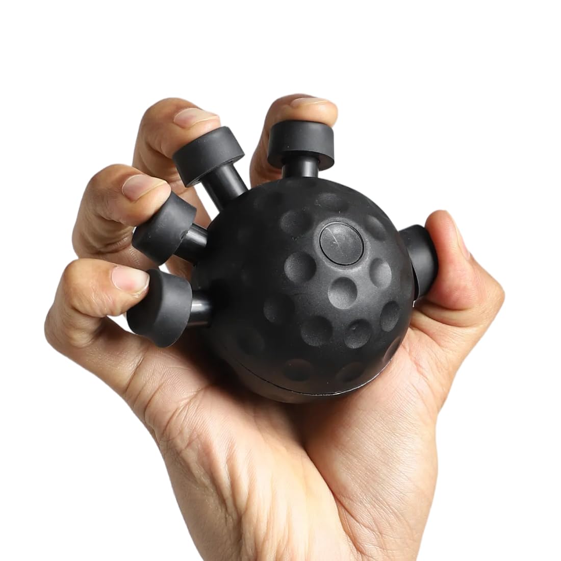 Cult Round Black Hand Gripper 25 To 30 Kg Resistance For Strength Training Abs Body With Steel Spring Forearm Wrist And Finger E