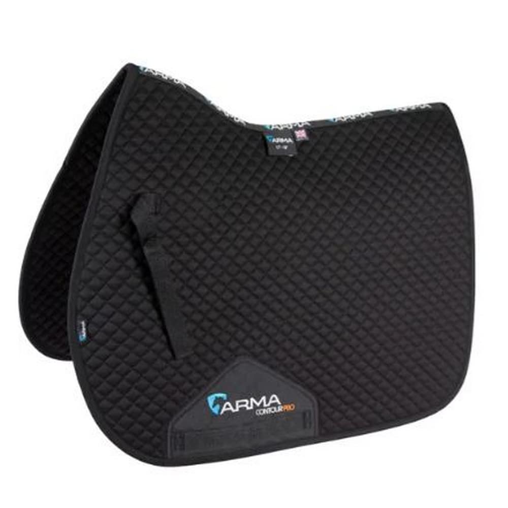Shires Arma Quilted Saddlecloth (Black, 17''-18'')