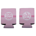 Victorystore Can And Beverage Coolers - Custom Baby Shower,A Baby Is Brewing Baby Girl Design, Set Of 12