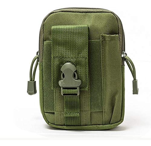 Harhim Fabric Nylon Travel Tactical Mini Waist Bag Or Running Cycling Hiking Camping (Green)