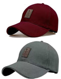 Bynomo Brand Soft Cotton Adjustable Unisex Cap For Men And Women Freesize Baseball Caps (In, Alpha, Free Size, Grey,Maroon)
