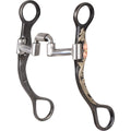 Classic Equine Floral Scroll Tool Box Straight Shank Bit With Low Port Barrel, 7.5-Inch